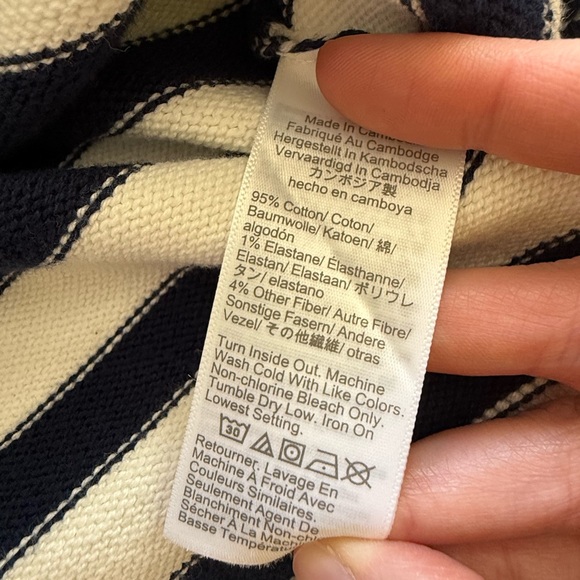 J crew NWT stripped sweater - Picture 4 of 4